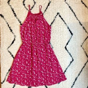 SALE🌟 Miami Pink Floral Spaghetti Strap Sundress